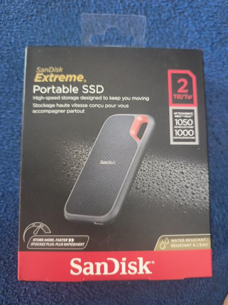 DISQUE DURE SANDISK EXTERME PORTABLE SSD 2TB