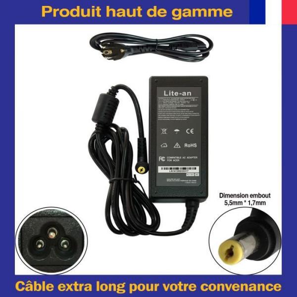 CHARGEUR ACER 65W SUPER ORIGINAL