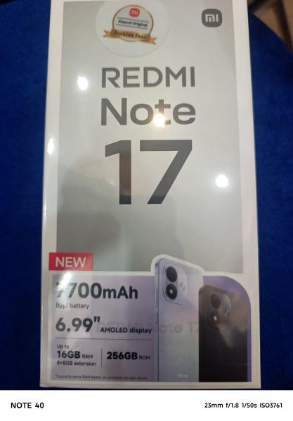 REDMI NOTE17 256+8+8