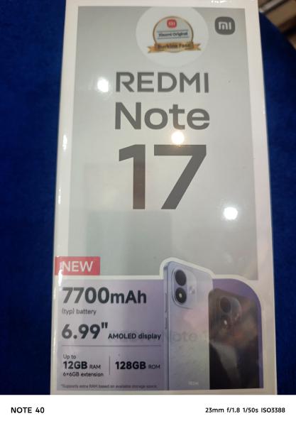 REDMI NOTE17 128+6+6