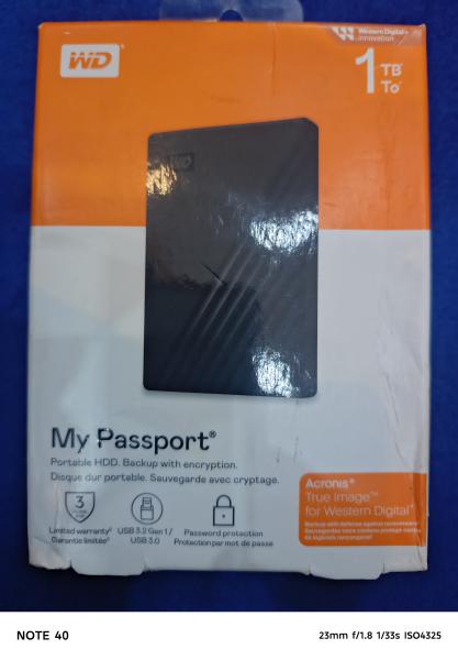 DISQUE DURE EXTERNE MY PASSPORT WD 1T