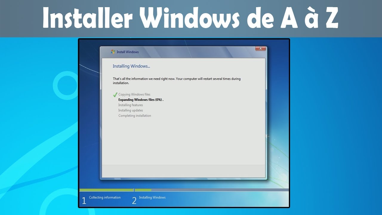 INSTALLATION DE SYSTÈME D'EXPLOITATION